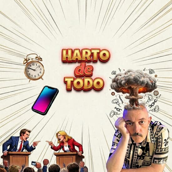 Cartel oficial del evento Harto de todo: monólogo de Elías Puente