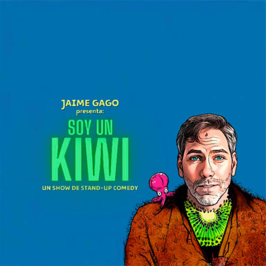 Cartaz oficial do evento Soy un kiwi, en San Sebastián de los Reyes