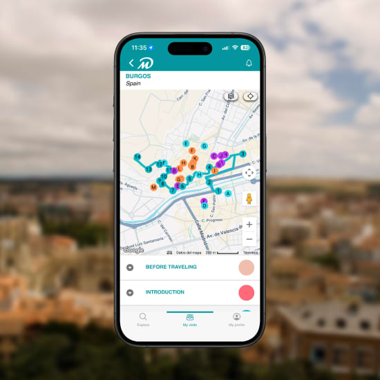 Cartaz oficial do evento TOP Burgos: Visita Guiada con tu móvil