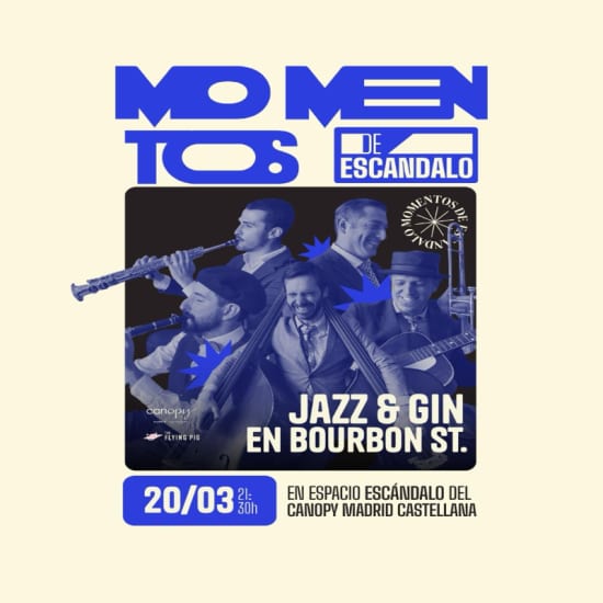 Official cover of the event JAZZ & GIN en Bourbon St.