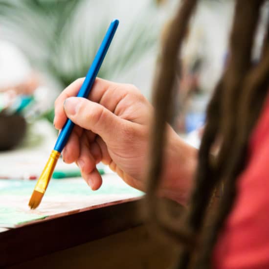 Cartel oficial del evento Taller de Pintura Intuitiva & Brunch