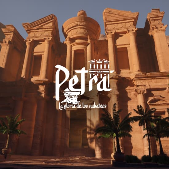 Cartaz oficial do evento Petra: La Gloria de Los Nabateos - Experiencia VR