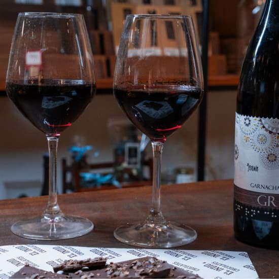 Official cover of the event Degustación de vino con chocolate