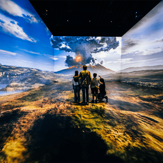 Cartel oficial del evento Les Derniers Jours de Pompéi : L'exposition Immersive