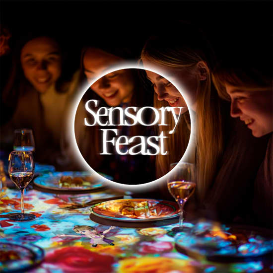 Official cover of the event Sensory Feast: Uma Experiência Gastronômica Imersiva com Alice no País das Maravilhas