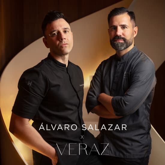 Cartel oficial del evento Álvaro Salazar x Veraz