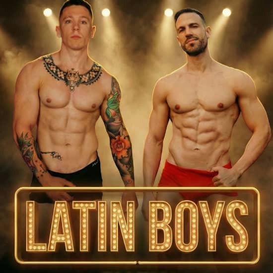 Cartaz oficial do evento Latin Boys Show