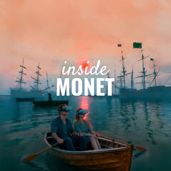 Cartaz oficial do evento Inside Monet VR Experience