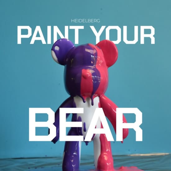 Cartaz oficial do evento Paint your Bear