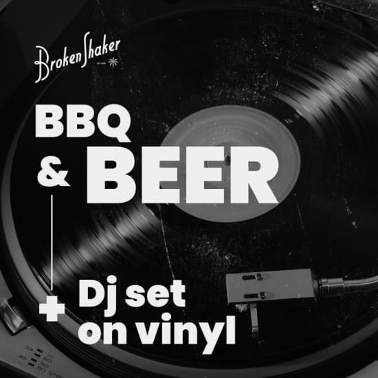 Offizielles Cover des Events Brunch BBQ & Beer + Dj Set on Vinyl en el rooftop del Hotel Generator