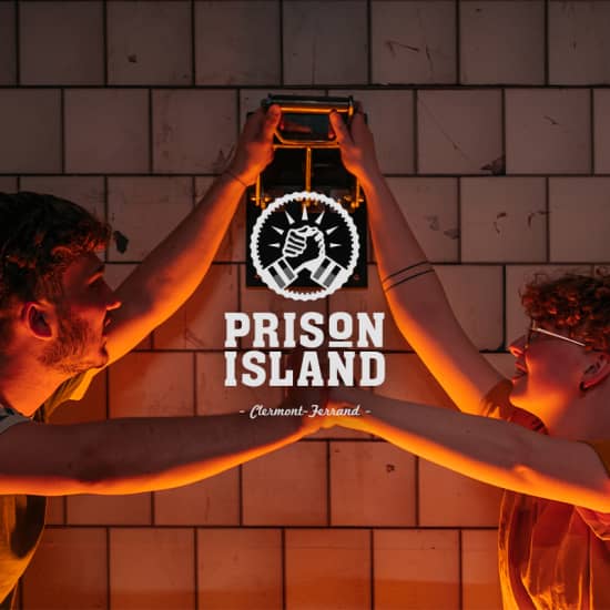 Cartaz oficial do evento Prison Island Clermont-Ferrand
