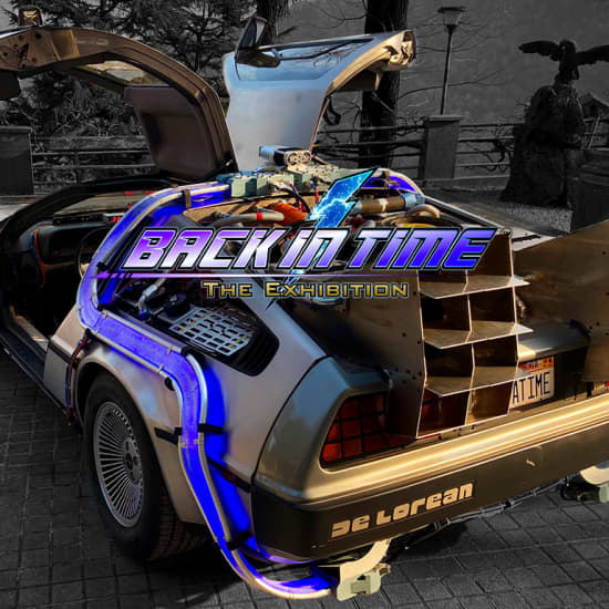 Cartaz oficial do evento Back In Time - The Exhibition