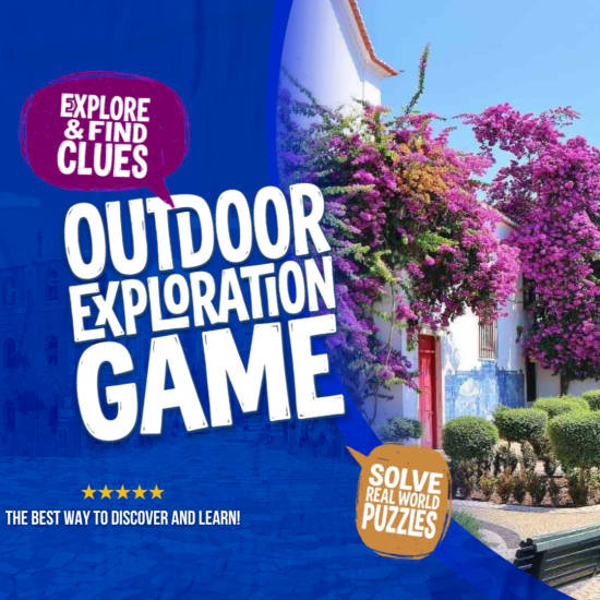 Cartel oficial del evento Old Town Lisbon Outdoor Exploration Game