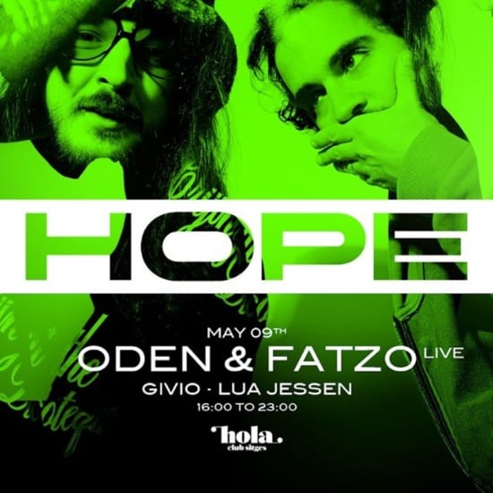 Official cover of the event HOPE presents: Beach Party con Oden & Fatzo (Live)