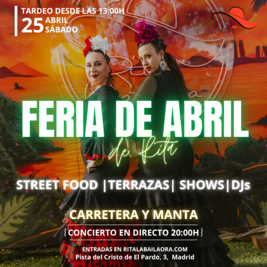 Officiële cover van het evenement Tardeo en Rita la Bailaora