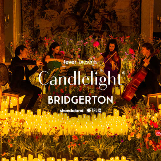 Cartel oficial del evento Candlelight: Lo Mejor de Bridgerton