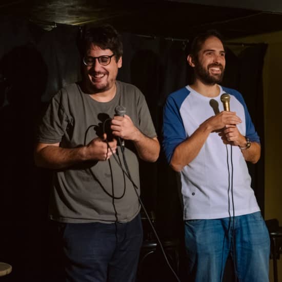 Cartel oficial del evento Bumping Mics: improvisación total