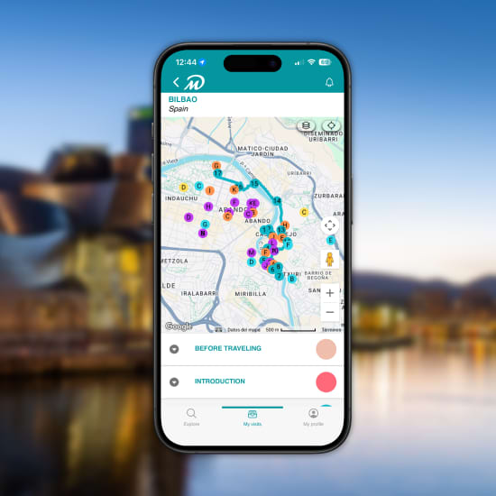 Cartel oficial del evento TOP Bilbao: Visita Guiada con tu móvil