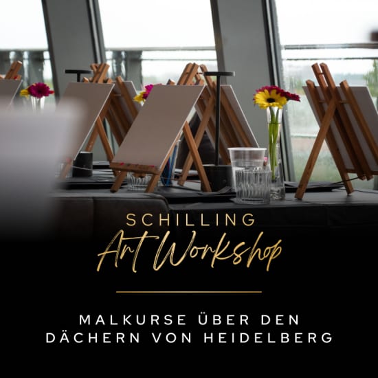 Cartel oficial del evento Art Workshops über den Dächern Heidelbergs