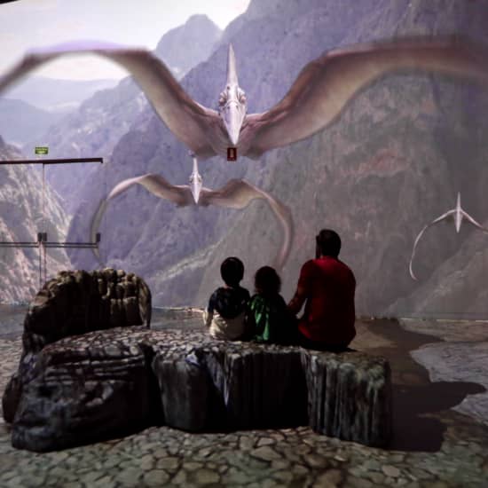 Cartel oficial del evento Dino Universe