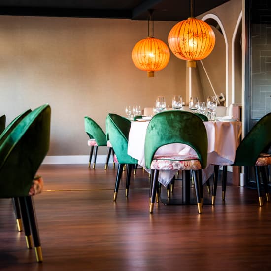 Cartel oficial del evento Shanghai Mama: sabroso menú degustación oriental