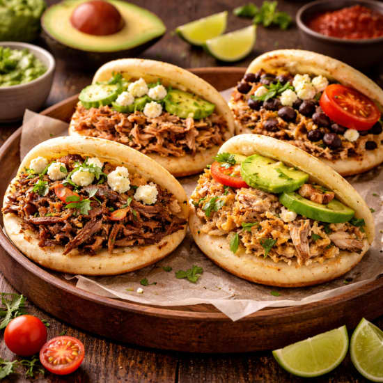 Cartaz oficial do evento Viaje al Caribe - clase de arepas venezolanas