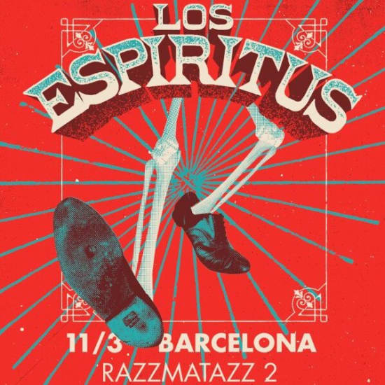 Cartaz oficial do evento LOS ESPIRITUS en Barcelona (Razzmatazz)