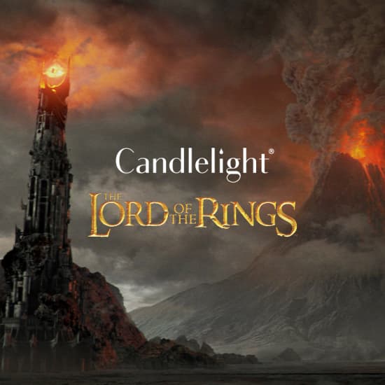Cartaz oficial do evento Candlelight: The Lord of the Rings