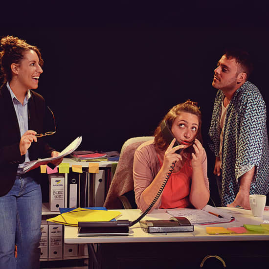 Cartel oficial del evento Very hot line' au Rikiki Café-Théâtre