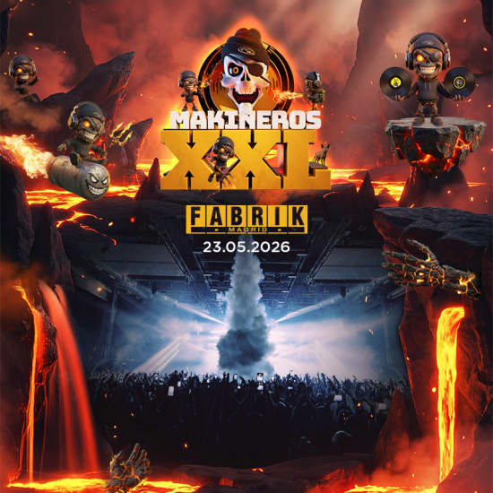 Cartel oficial del evento MAKINEROS XXL 2026 en Fabrik