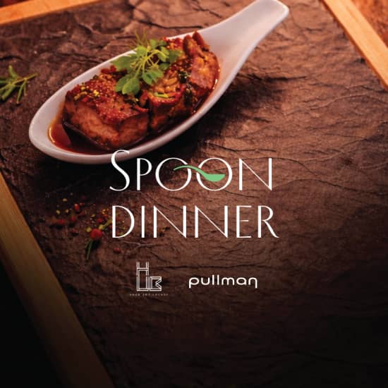 Cartel oficial del evento Spoon Dinner: O sabor começa na colher