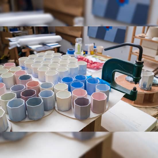 Cartel oficial del evento Fabriquez votre trio de tasses en porcelaine