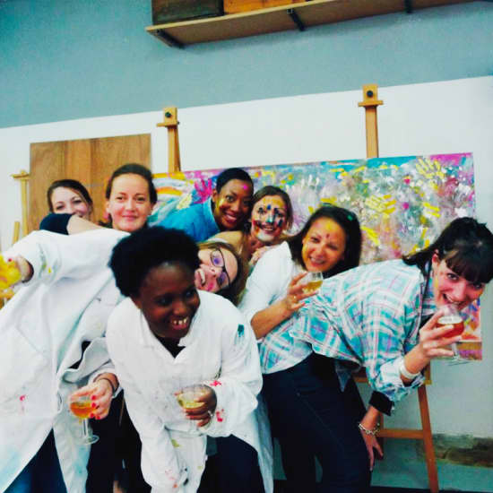 Cartaz oficial do evento Atelier de peinture libre avec matériel et café inclus