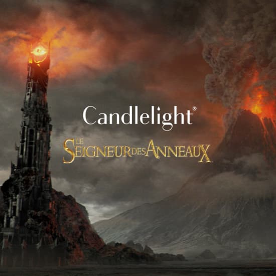 Cartel oficial del evento Candlelight : Le Seigneur des Anneaux