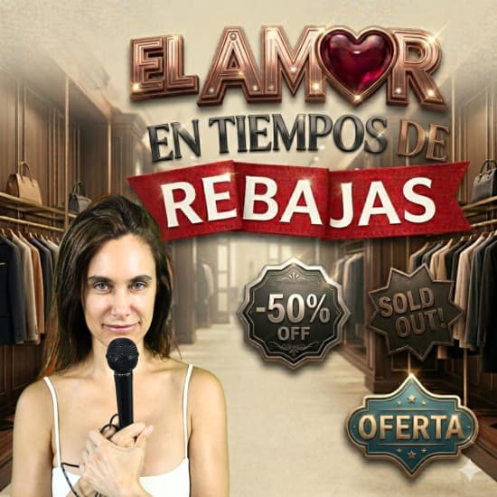 Copertina ufficiale dell'evento Amor en Tiempos de Rebajas en Club Cronopios, Barcelona