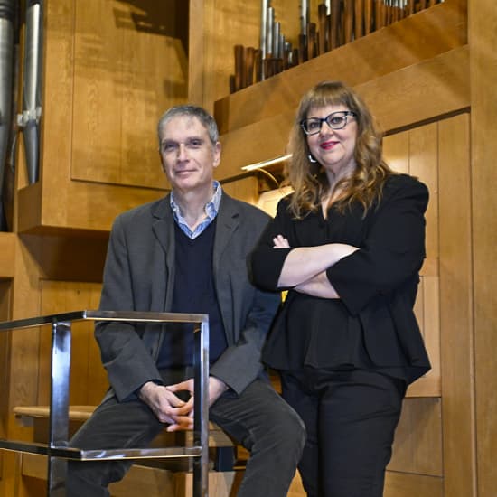 Cartel oficial del evento Miquel González y Olga Farrando - XIX Ciclo de Órgano