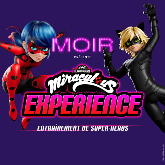 Cartaz oficial do evento Miraculous Experience : Entraînement de Super-Héros au MOIR