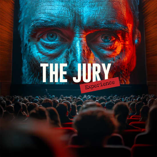 Cartaz oficial do evento The Jury Experience — Muerte por IA: ¿Quién Paga el precio?