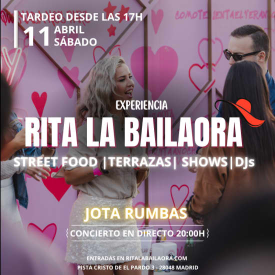 Officiële cover van het evenement Tardeo en Rita la Bailaora