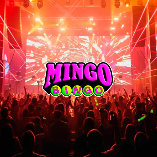 Cartel oficial del evento Mingo Bingo: La fiesta neon más salvaje