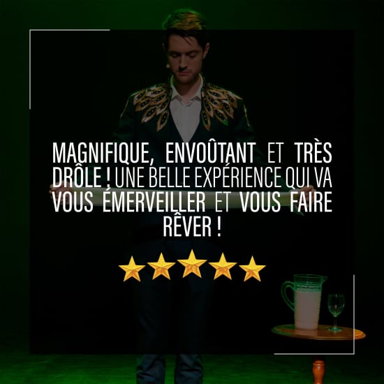 Cartaz oficial do evento William Arribart: À PORTÉE DE MAGIE — L’expérience magique immersive à Lyon 6ᵉ