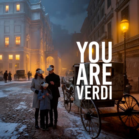 Cartaz oficial do evento You Are Verdi - Immersive VR Experience
