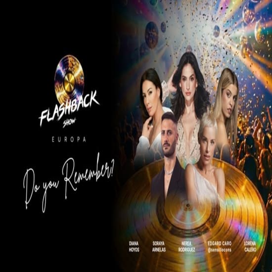 Cartel oficial del evento Flashback Show Europa