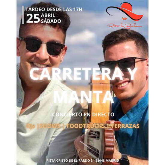 Cartaz oficial do evento Tardeo en Rita la Bailaora