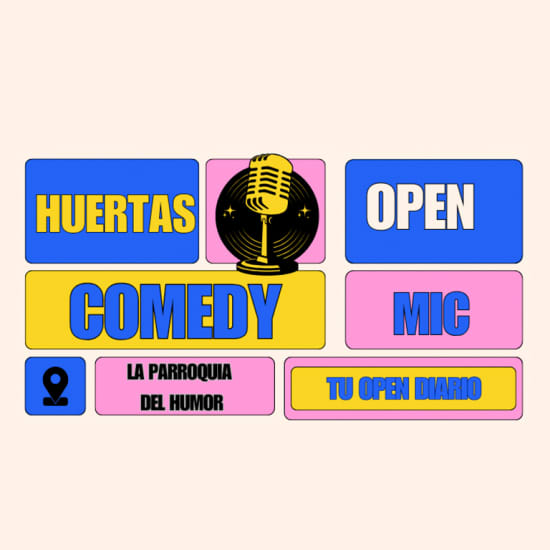Official cover of the event Huertas Comedy Open Mic
