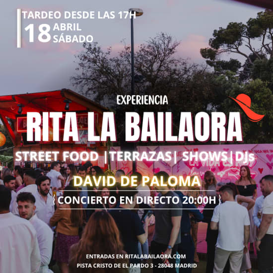 Officiële cover van het evenement Tardeo en Rita la Bailaora