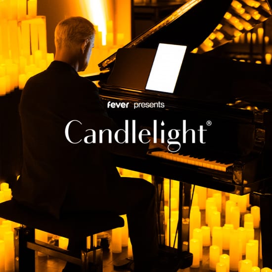 Cartaz oficial do evento Candlelight : de Mozart à Chopin