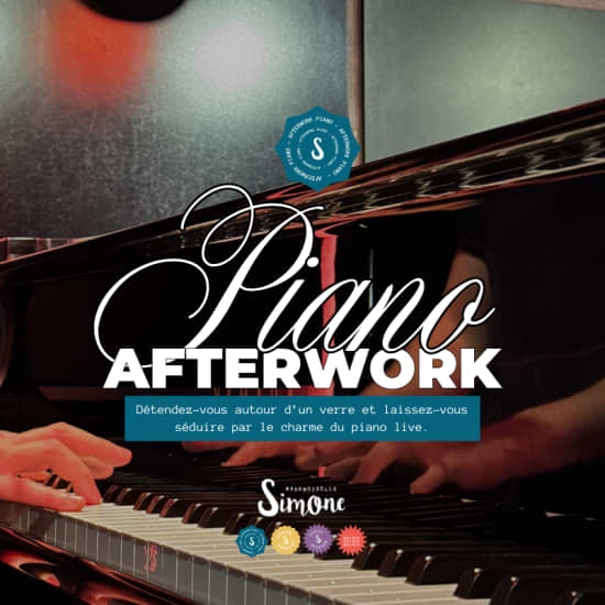 Official cover of the event Afterwork piano au cœur du Jazz Club Mlle Simone à Lyon