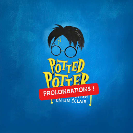 Cartel oficial del evento Potted Potter, une parodie pas vraiment officielle par Dan & Jeff