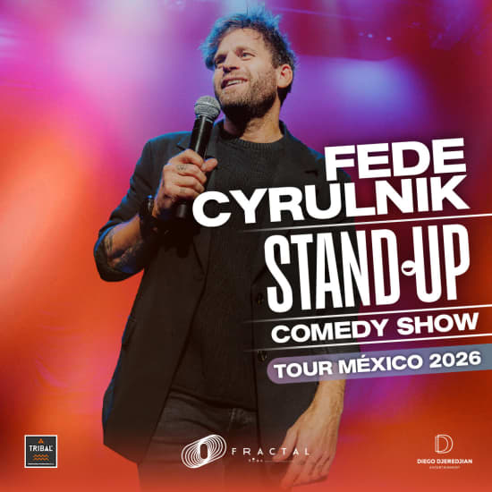 Cartel oficial del evento Fede Cyrulnik en Santander